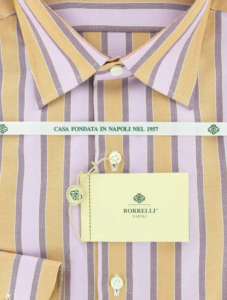 Luigi Borrelli Orange Shirt - Slim
