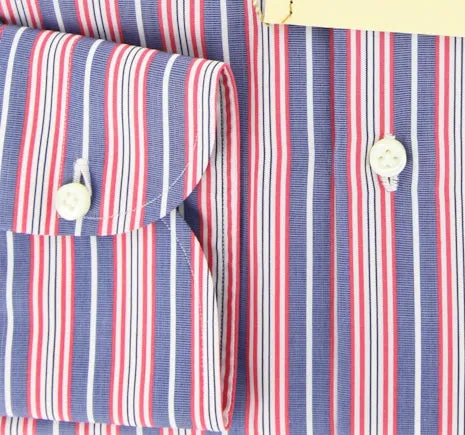 Luigi Borrelli Red Shirt – Size: 16.5 US / 42 EU