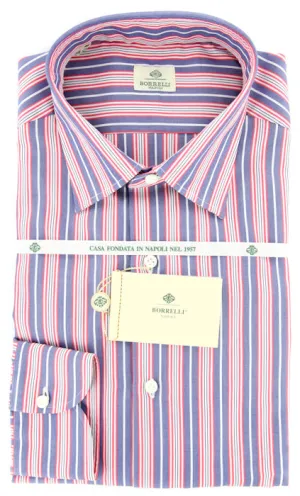 Luigi Borrelli Red Shirt – Size: 16.5 US / 42 EU