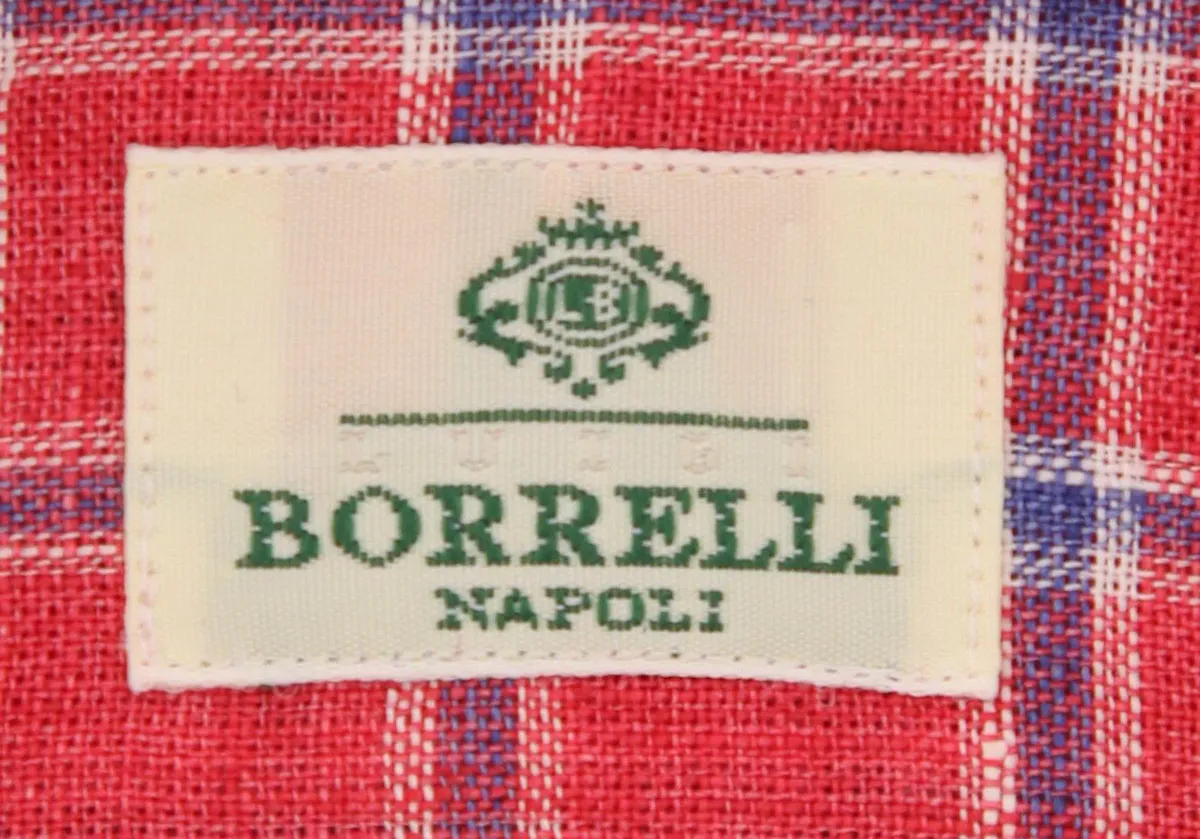 Luigi Borrelli Red Shirt - Slim