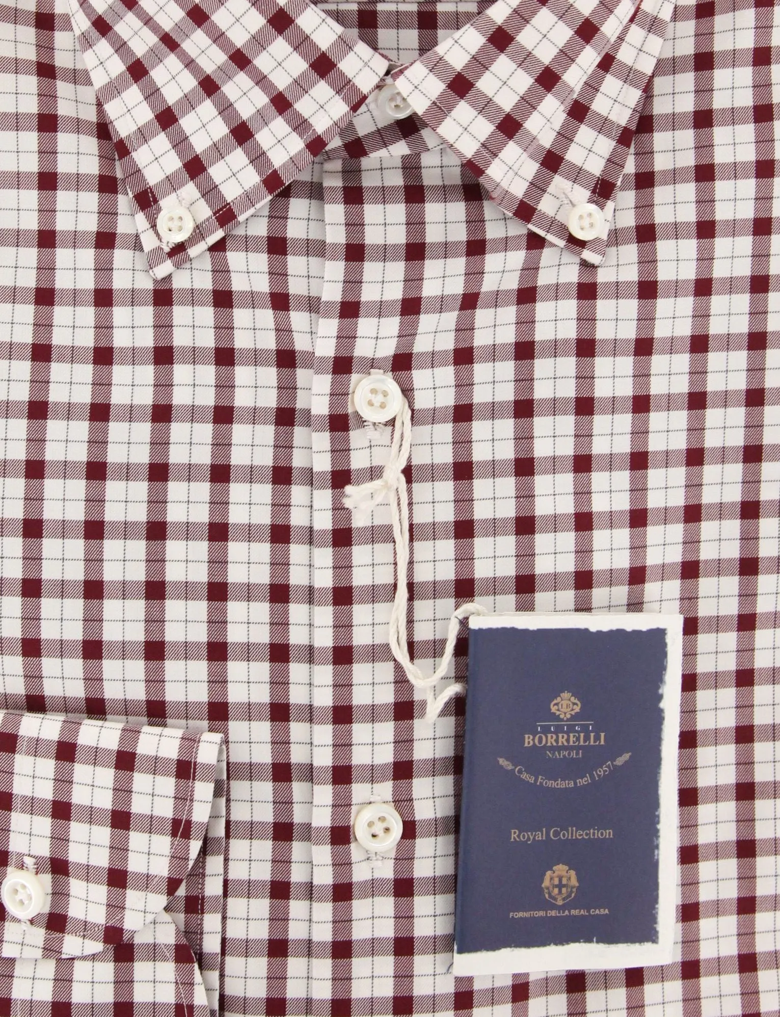 Luigi Borrelli Red Shirt - Slim