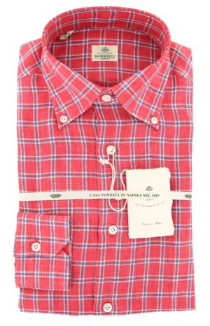 Luigi Borrelli Red Shirt - Slim