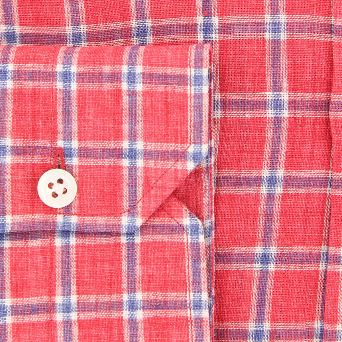 Luigi Borrelli Red Shirt - Slim