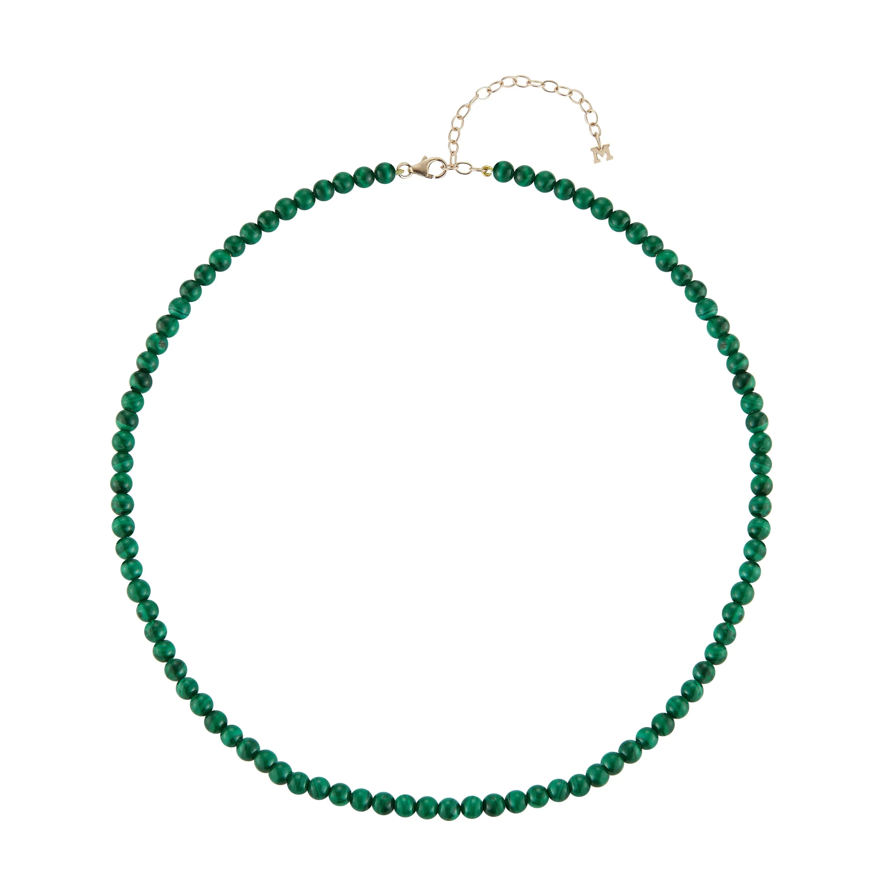 Malachite Beaded Necklace