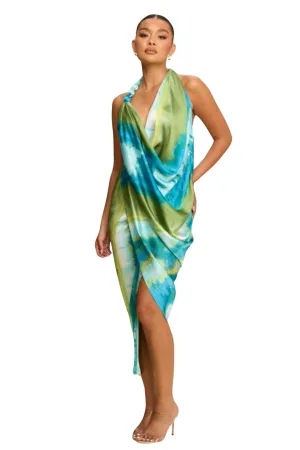 Maley Midi Cowl Dress