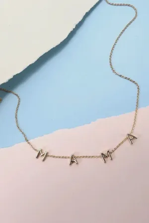 Mama Minimalist Necklace