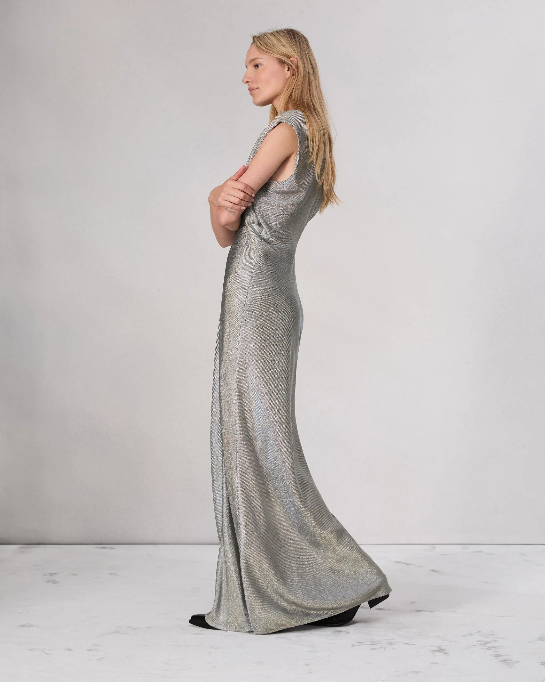 Marie Metallic Dress