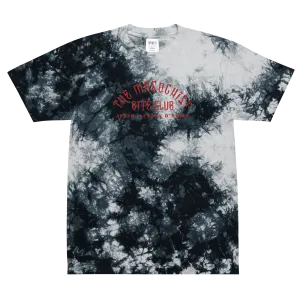 Masochist Bite Club Premium Oversized tie-dye embroidered Tee