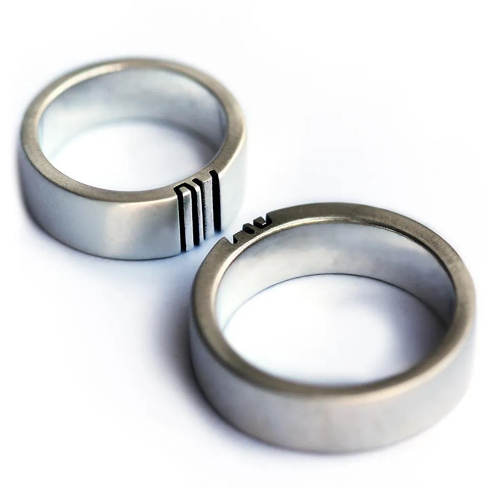 Matching set of personalized rings