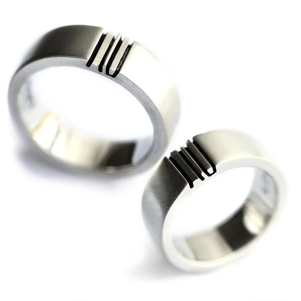 Matching set of personalized rings