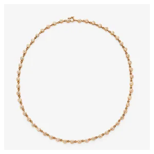 Meadow Rivière Diamond Necklace in 22K Apricot Gold- 16"