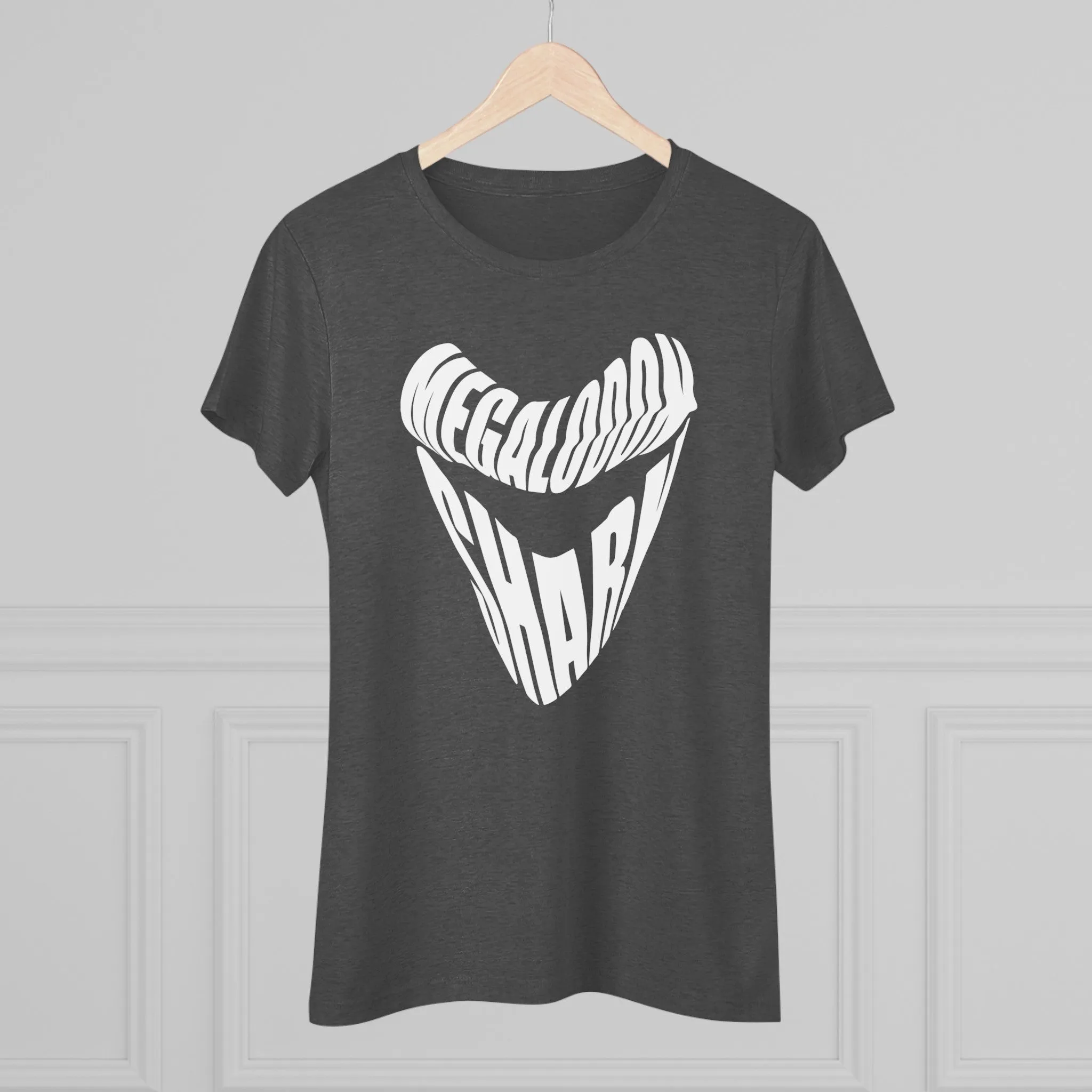 Megalodon Shark - Women's Slim Fit - Tri-Blend