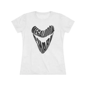 Megalodon Shark - Women's Slim Fit - Tri-Blend