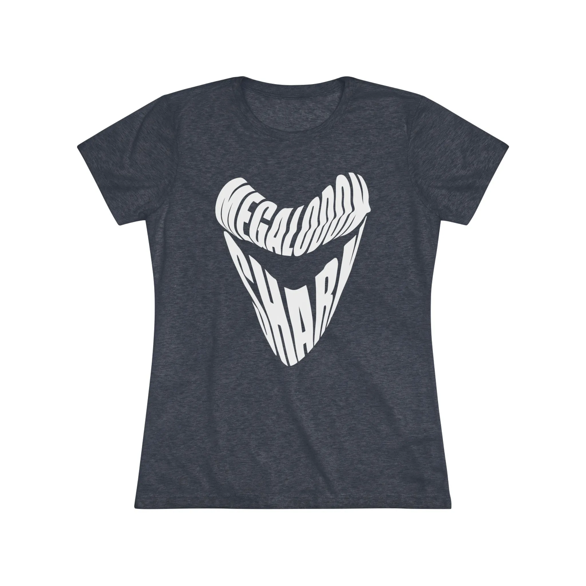 Megalodon Shark - Women's Slim Fit - Tri-Blend