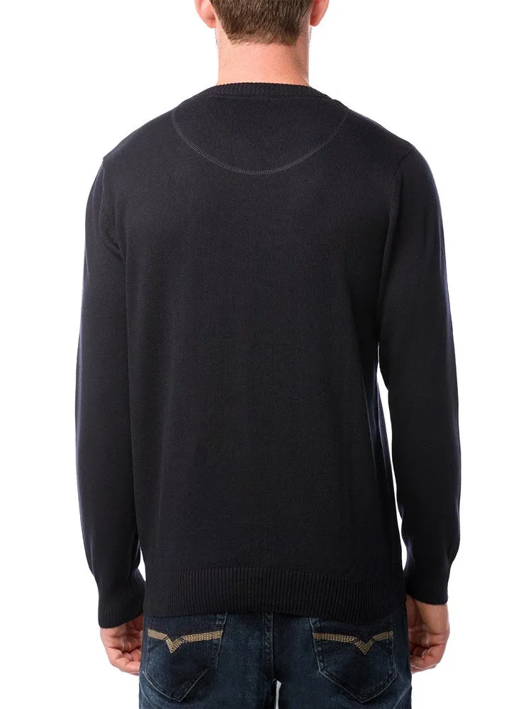Men's basic v-neck sweater