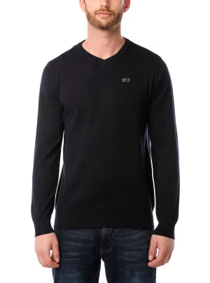 Men's basic v-neck sweater