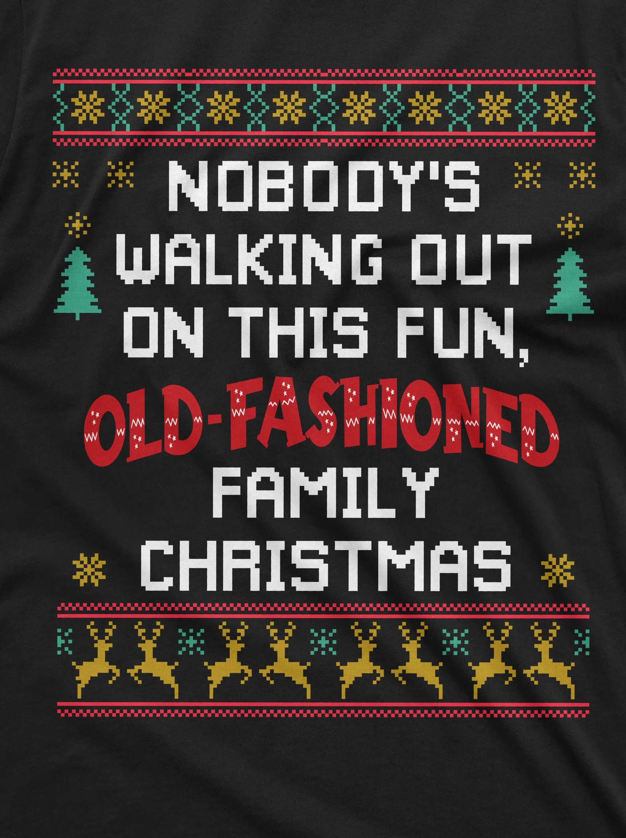 Mens Family Christmas Movie inspired Funny Tee Shirt Popular culture old fashioned Christmas Tee