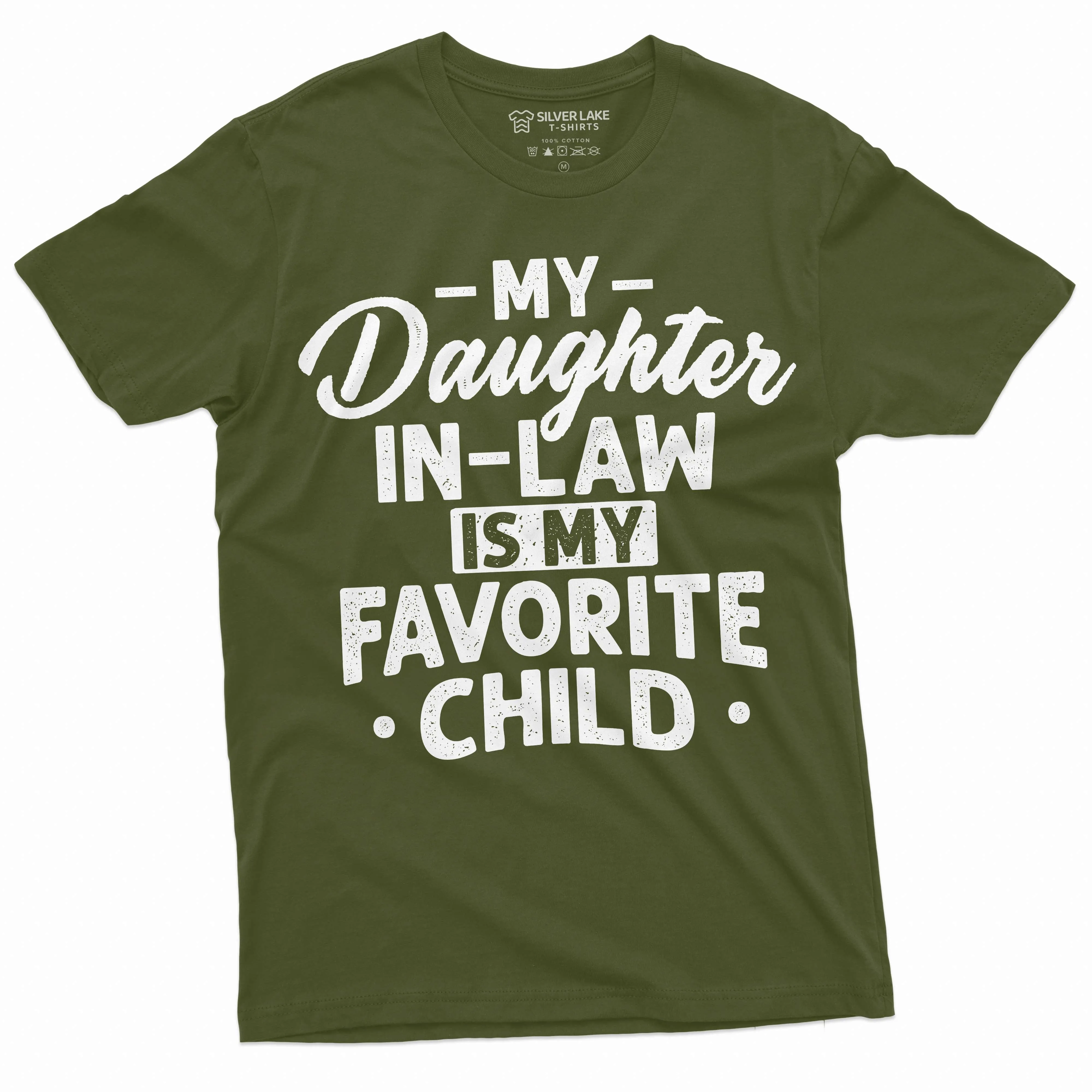 Men's Fathers day Daughter in Law T-shirt Dad gifts Father Daddy Funny Father-in-Law gift Tee shirt
