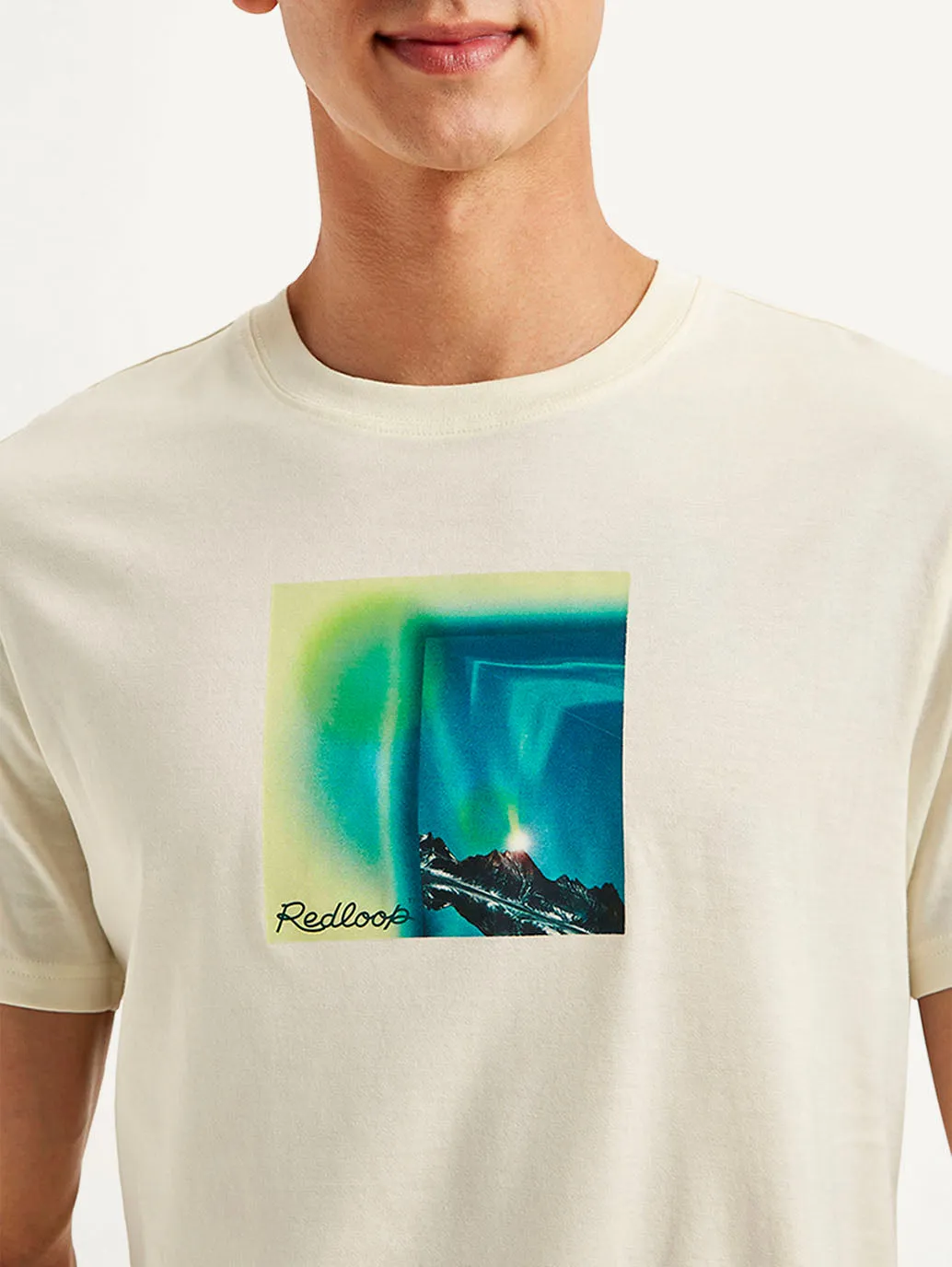 Men's Graphic Print Slim Fit T-shirt
