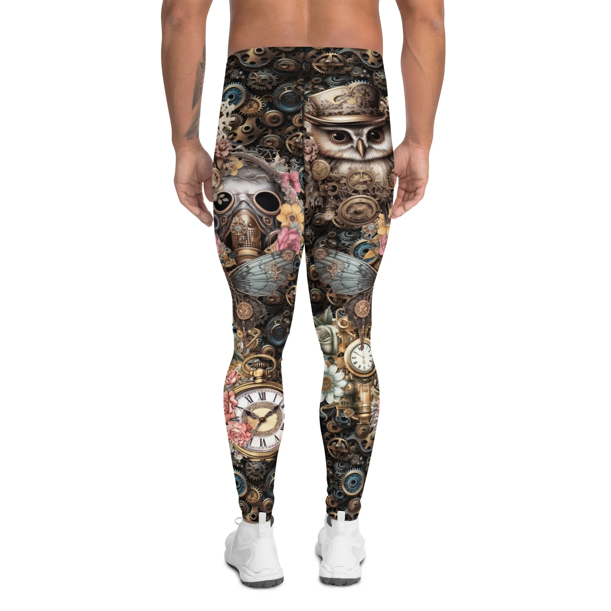 Mens Leggings, Steampunk Macabre