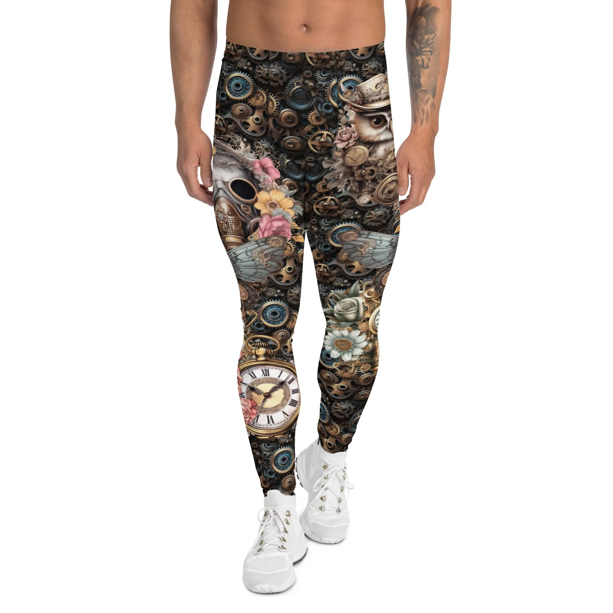 Mens Leggings, Steampunk Macabre