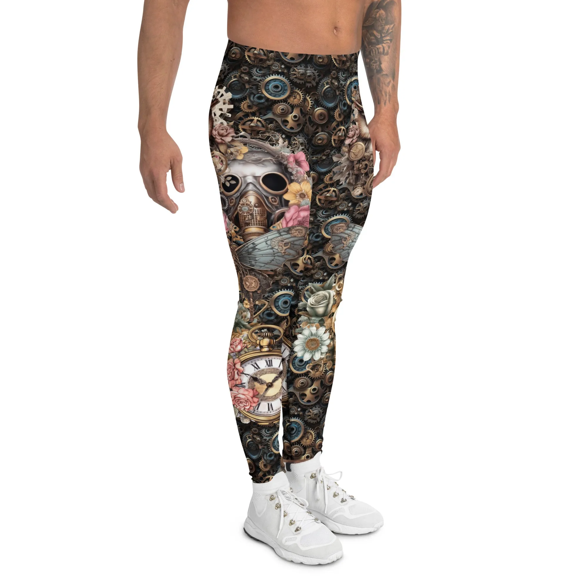 Mens Leggings, Steampunk Macabre