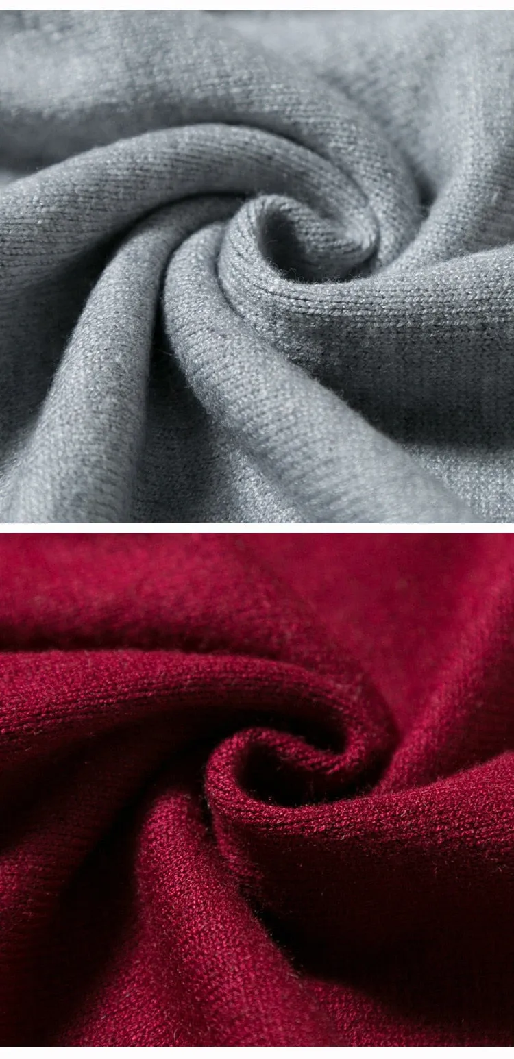 Men's Sweaters /  Turtleneck Collar Winter Knitted Male Sweaters
