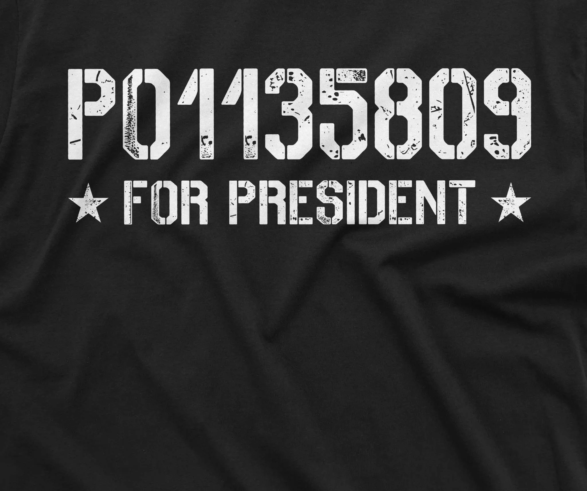 Men's Trump for President Political T-shirt P01135809 Trump arrest number Tee shirt