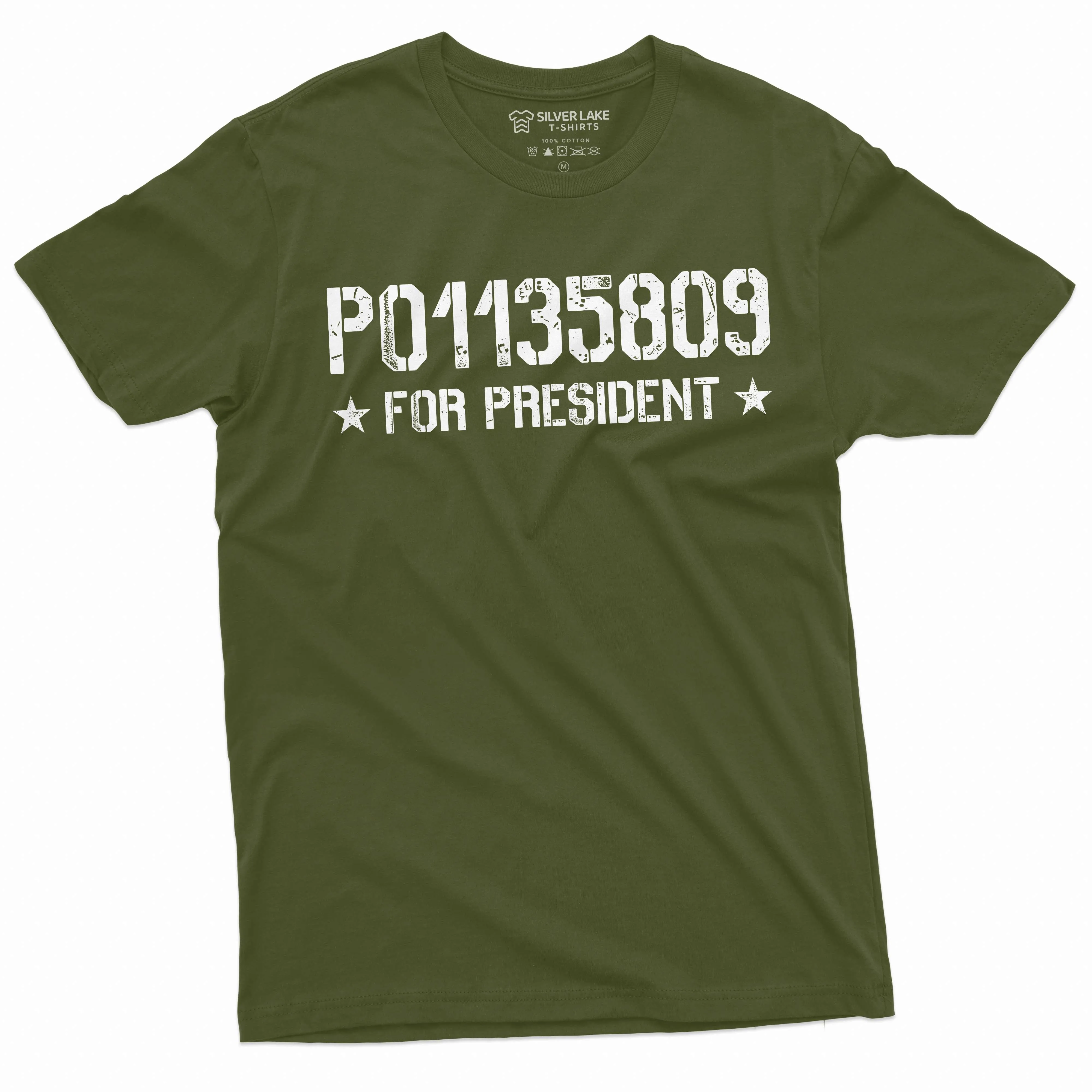 Men's Trump for President Political T-shirt P01135809 Trump arrest number Tee shirt