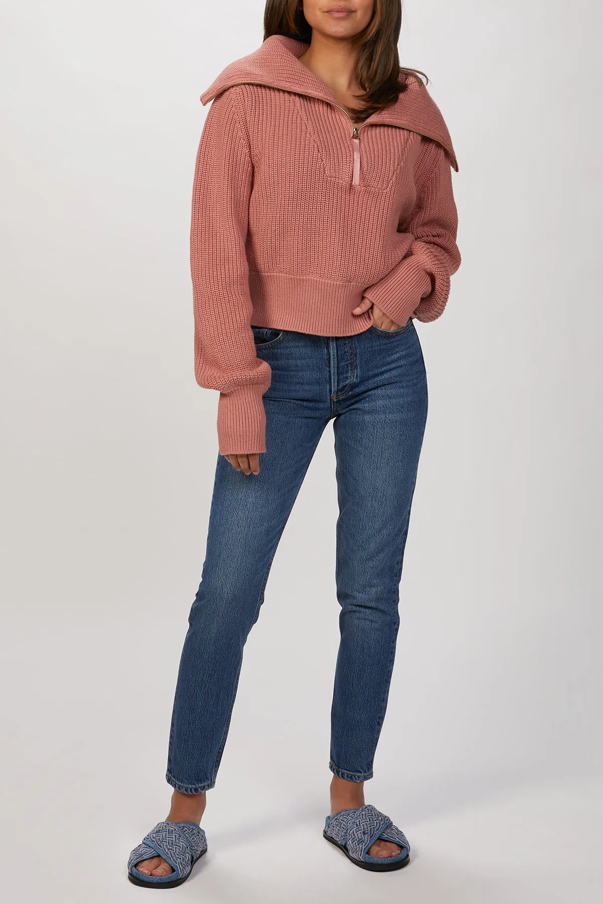 MENTONE HALF ZIP PULLOVER