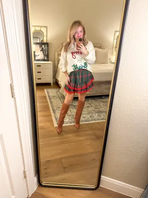 Merry & Bright Tinsel Sweater