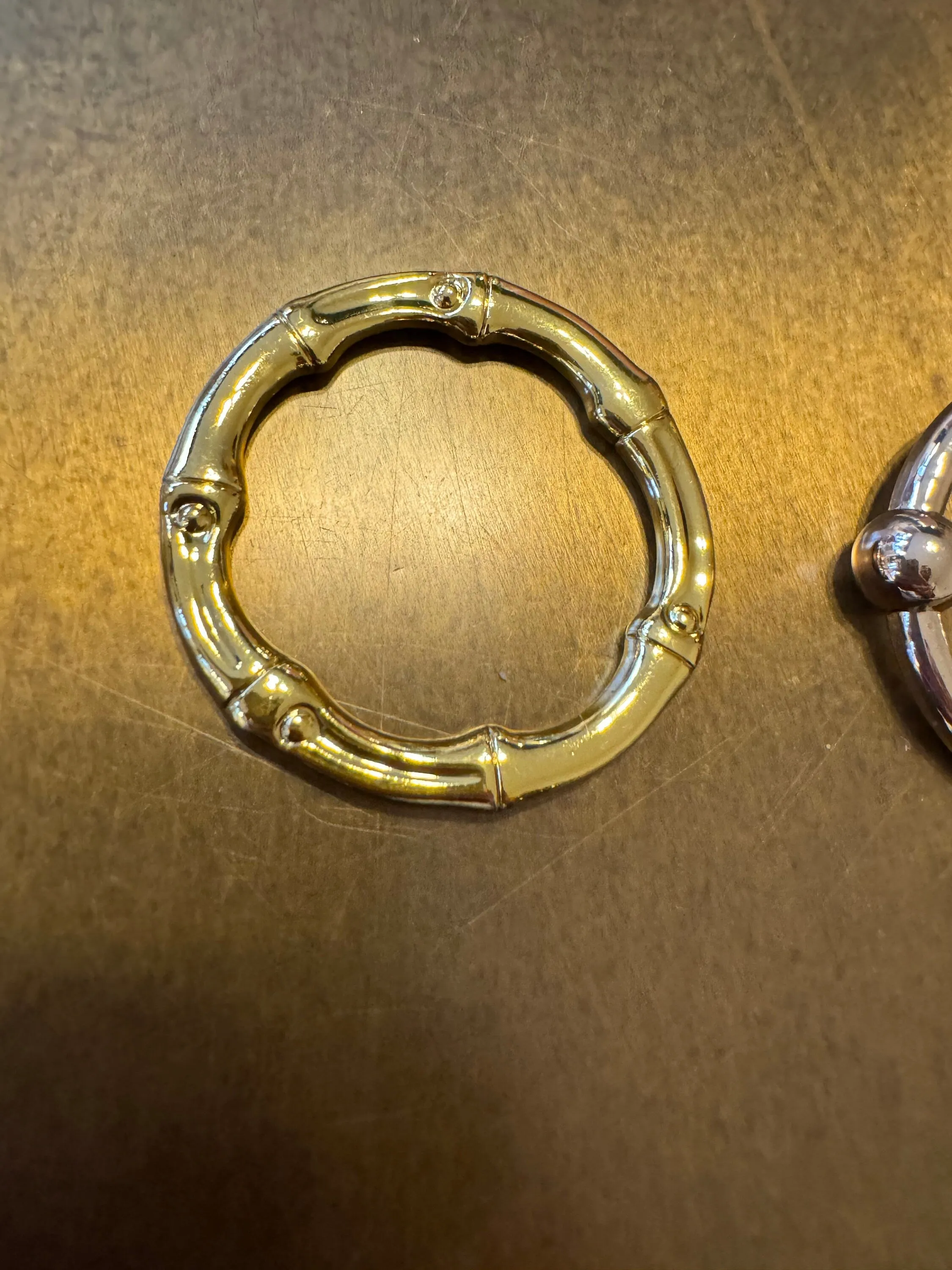 Metal Rings, Gold Metal Rings, Buckle, High Quality, Fashion, Swimwear, Clothing, Bags, Craft