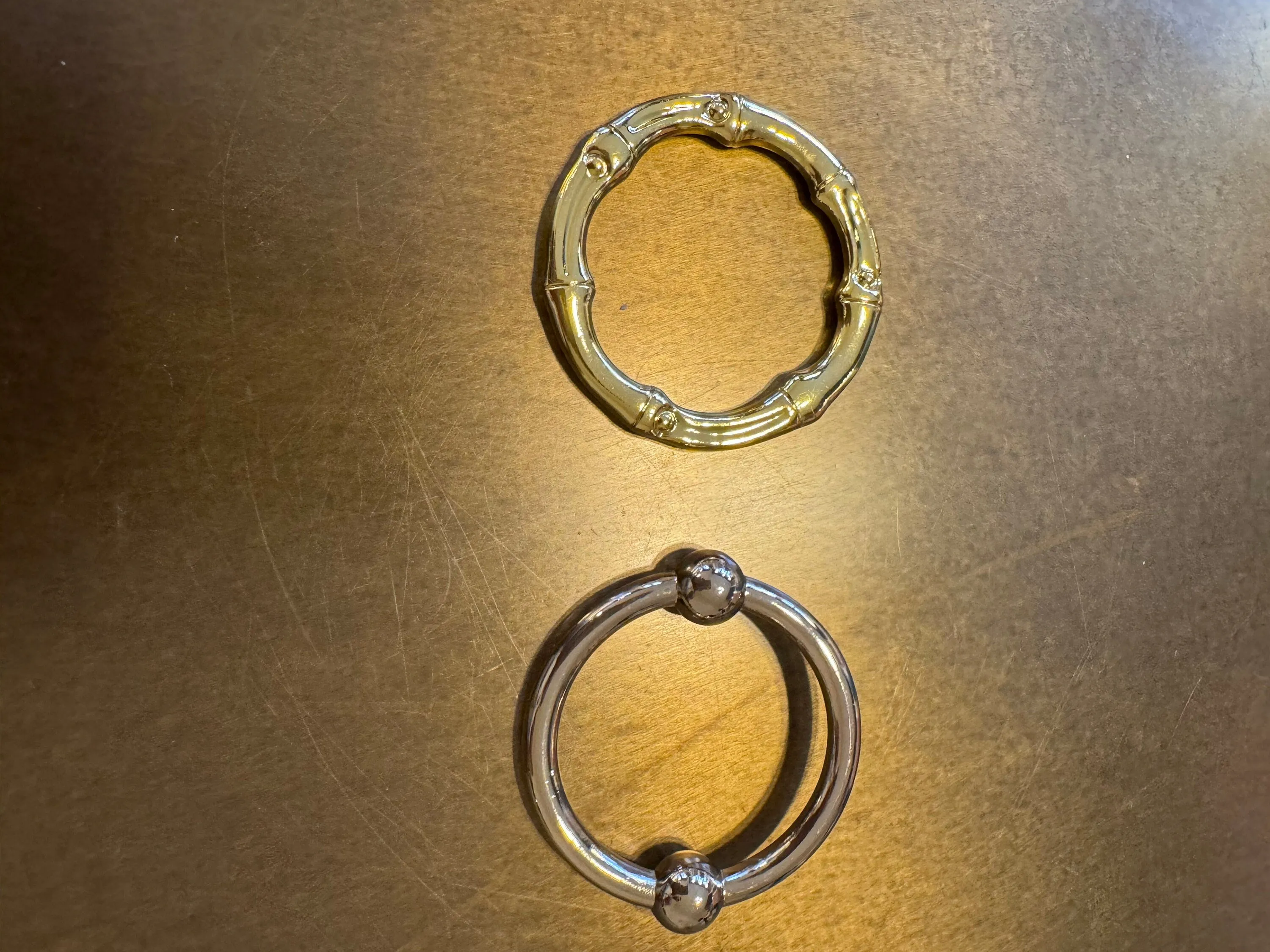 Metal Rings, Gold Metal Rings, Buckle, High Quality, Fashion, Swimwear, Clothing, Bags, Craft