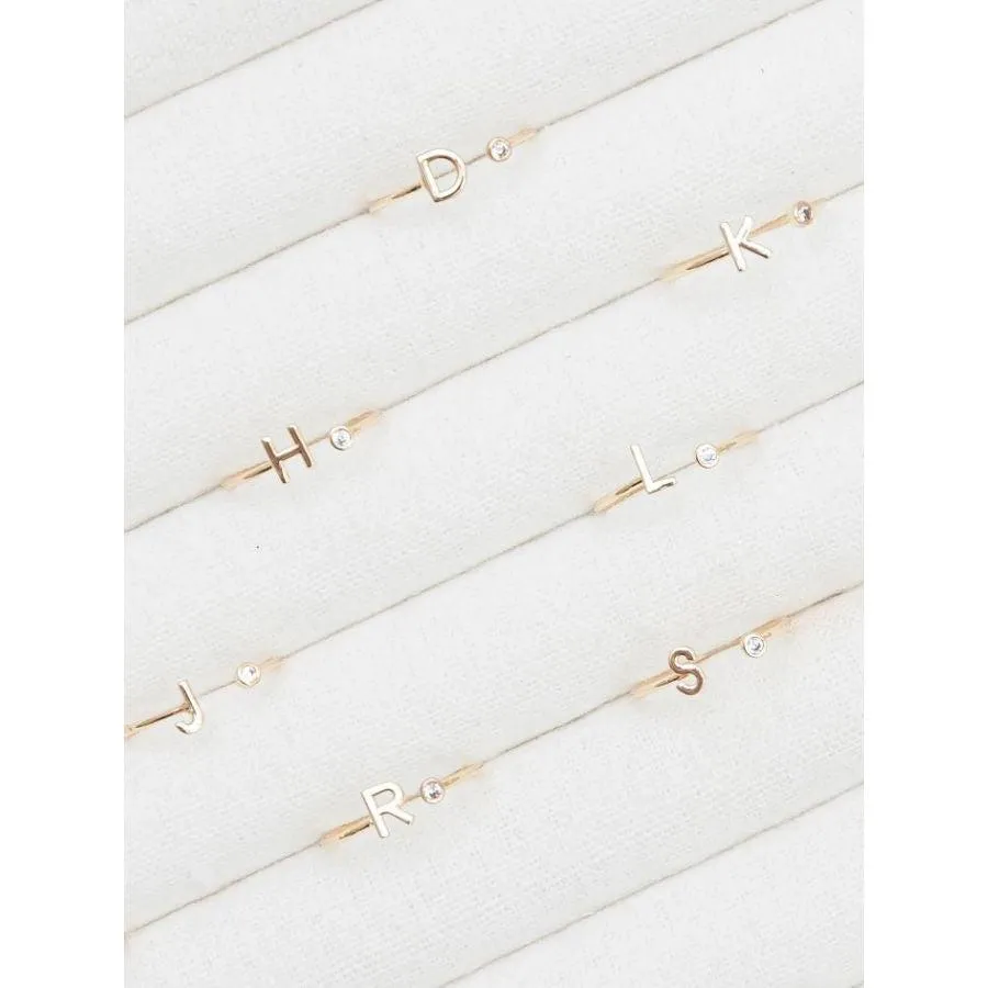 Michelle McDowell Luxe Collection Initial Ring