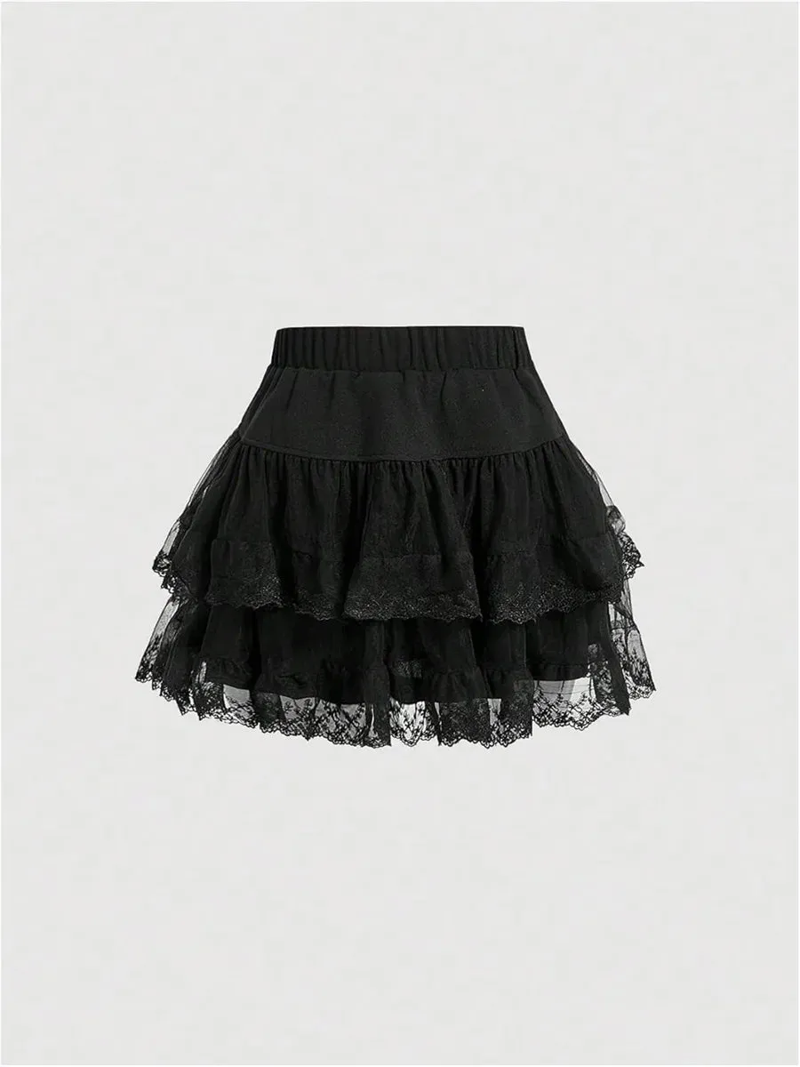 Mid-Waisted Mini Skirts