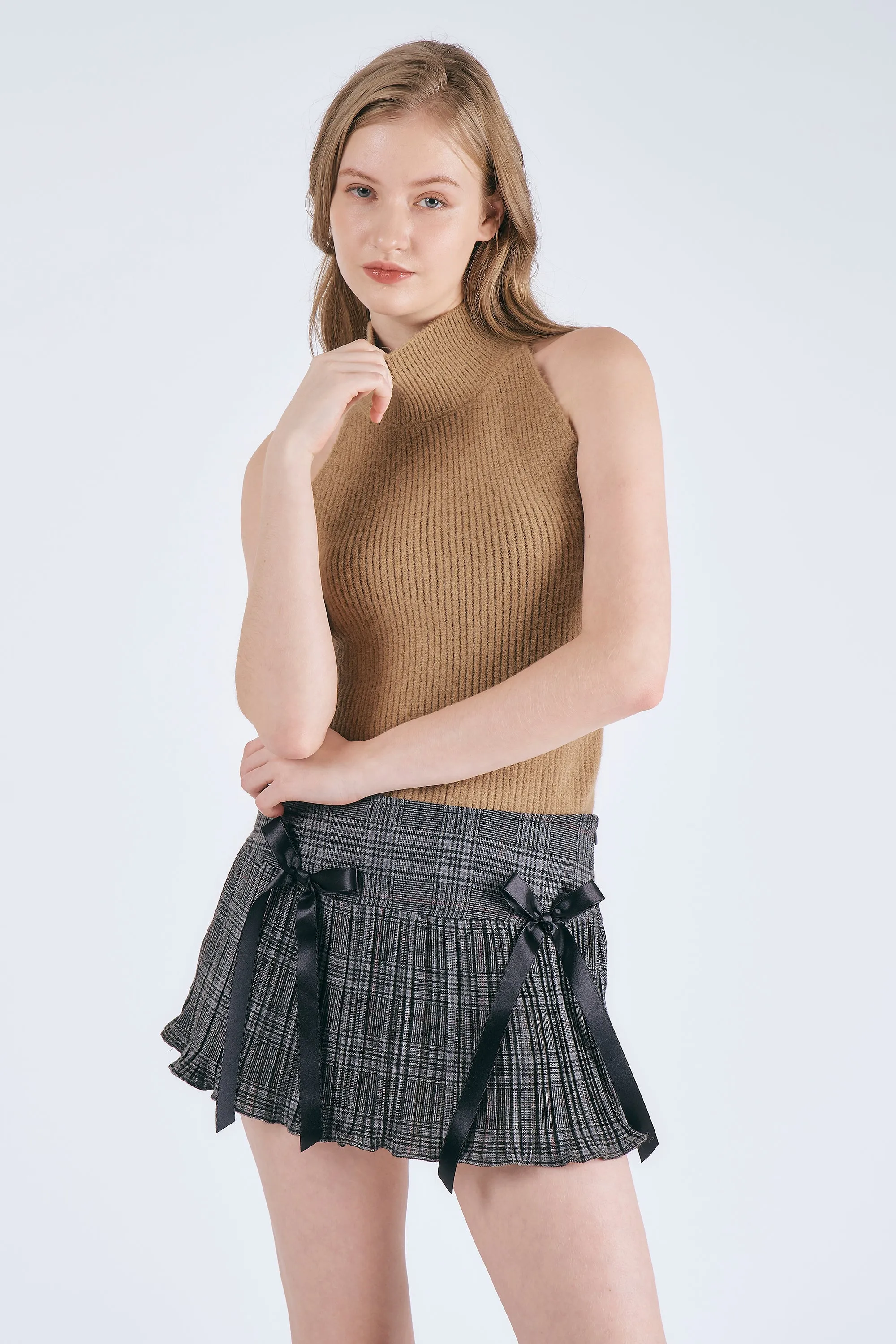 Miley Micro Mini Skirt w/Bows