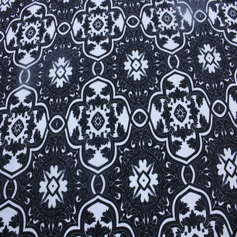 Mini Matt DES.16 COL.3 Black White 150cm