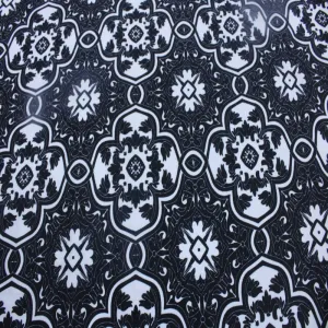 Mini Matt DES.16 COL.3 Black White 150cm