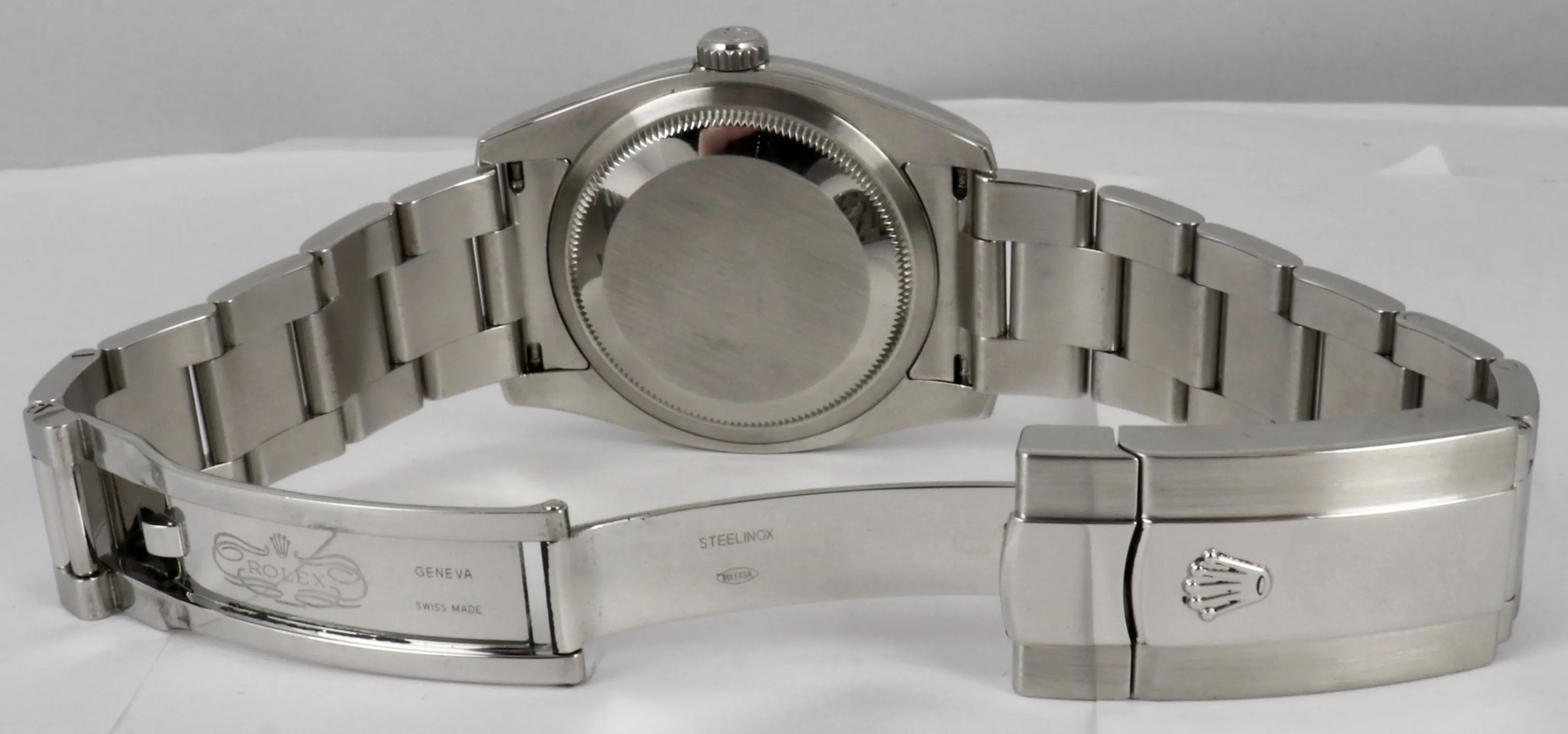 MINT 2009 Rolex DateJust Blue Stainless Steel 36mm Oyster Watch 116200 B P