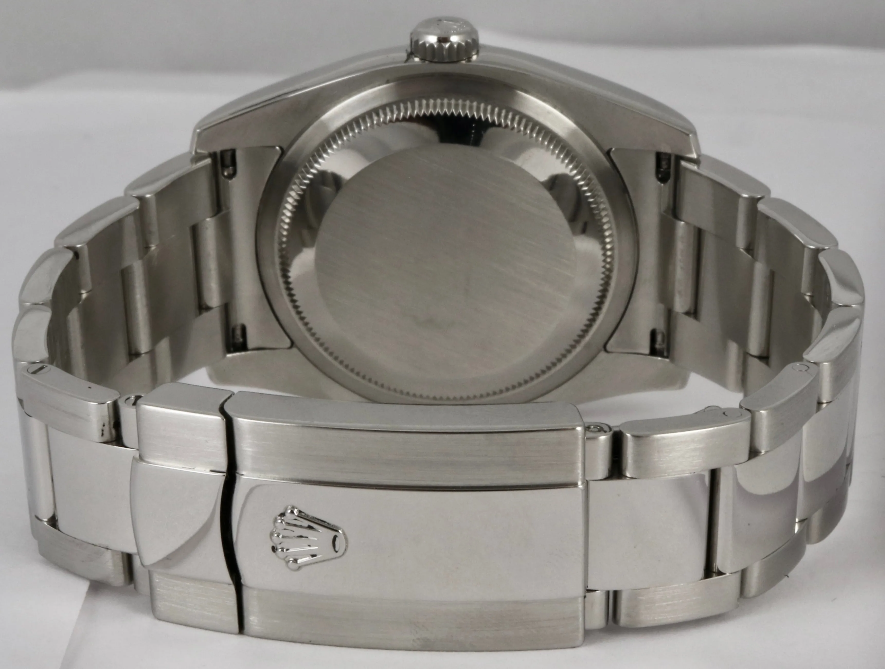 MINT 2009 Rolex DateJust Blue Stainless Steel 36mm Oyster Watch 116200 B P