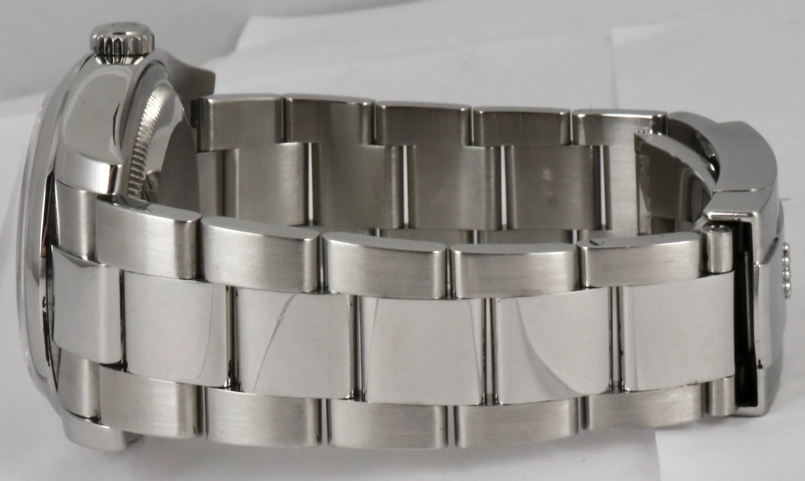 MINT 2009 Rolex DateJust Blue Stainless Steel 36mm Oyster Watch 116200 B P