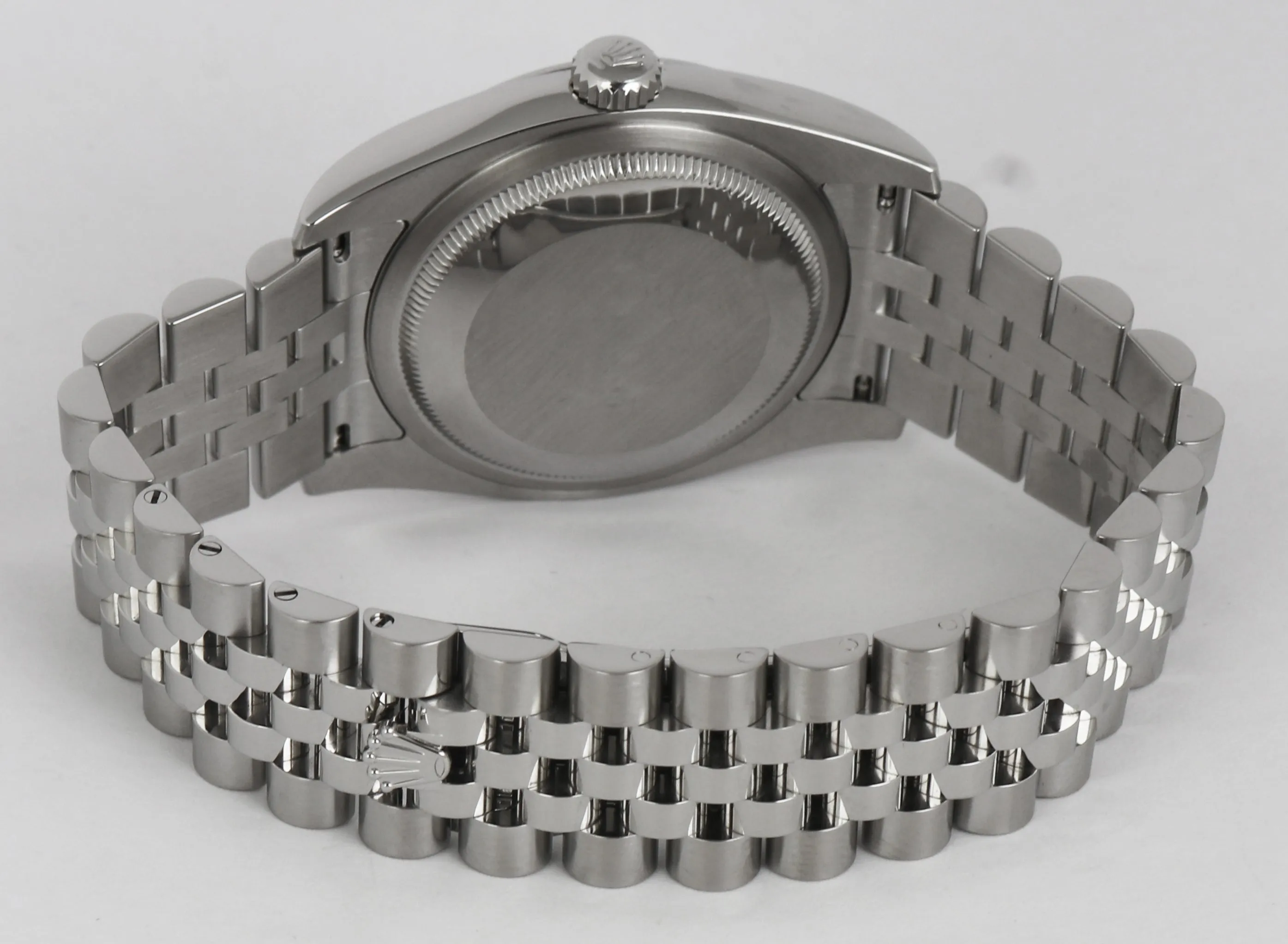 MINT 2019 Rolex DateJust 36 116200 Black Stainless 36mm Jubilee Smooth Bezel