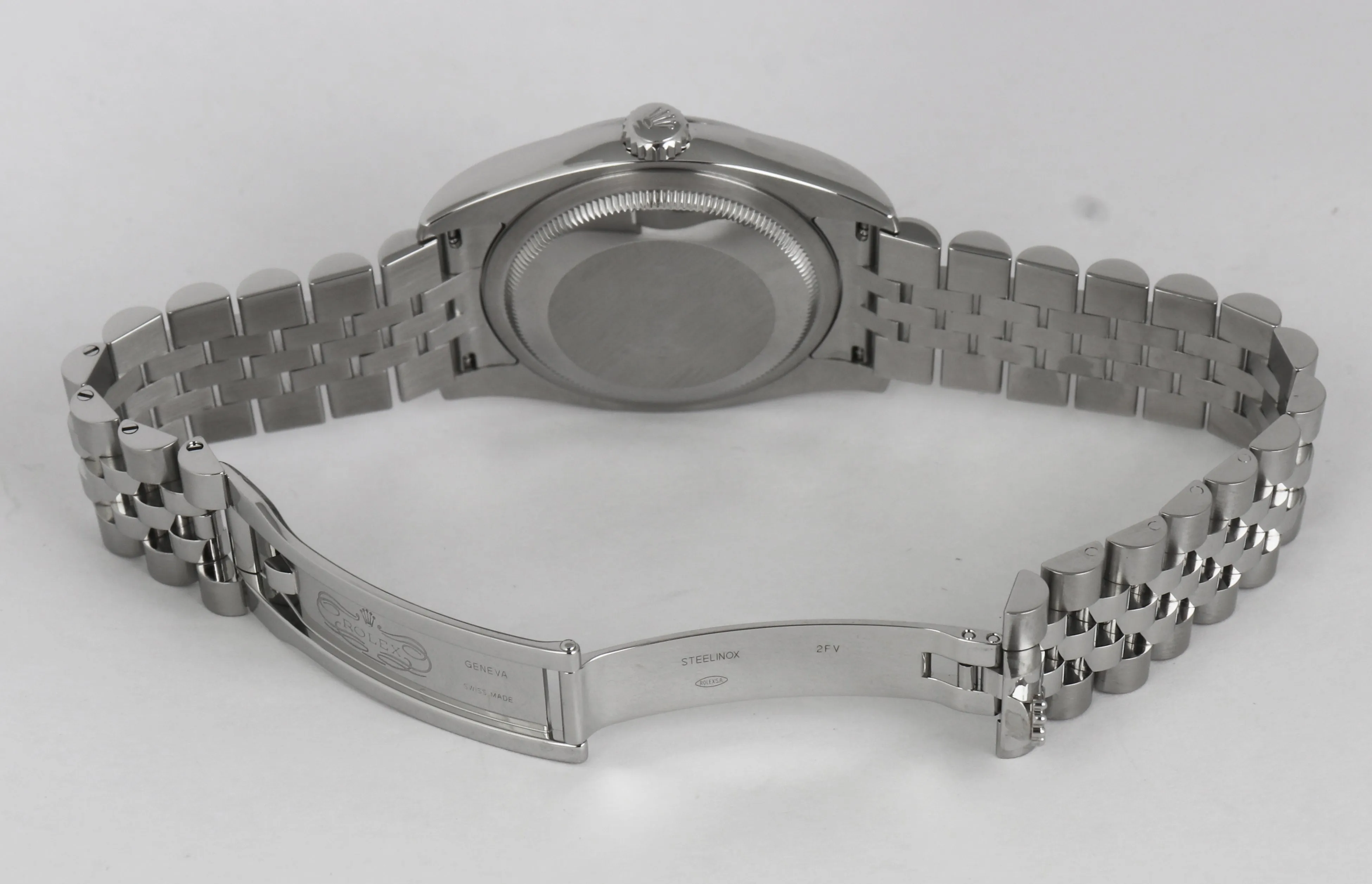 MINT 2019 Rolex DateJust 36 116200 Black Stainless 36mm Jubilee Smooth Bezel