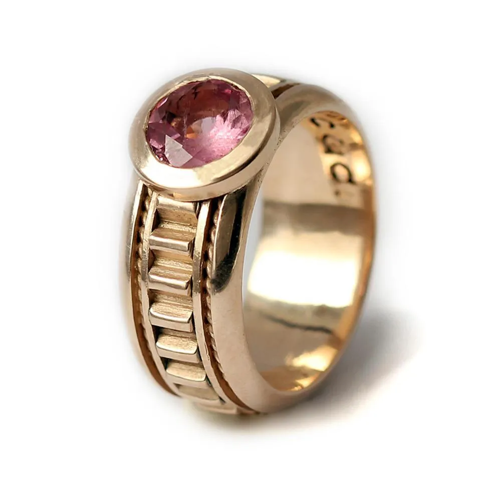 Misti- promise ring engagement ring all pink