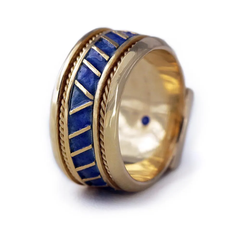 Misti- royal blue his her promise rings