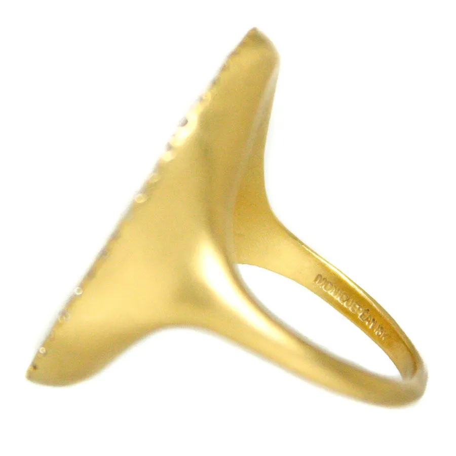 Monique Péan Fossilized Walrus Ivory & Diamond Ring