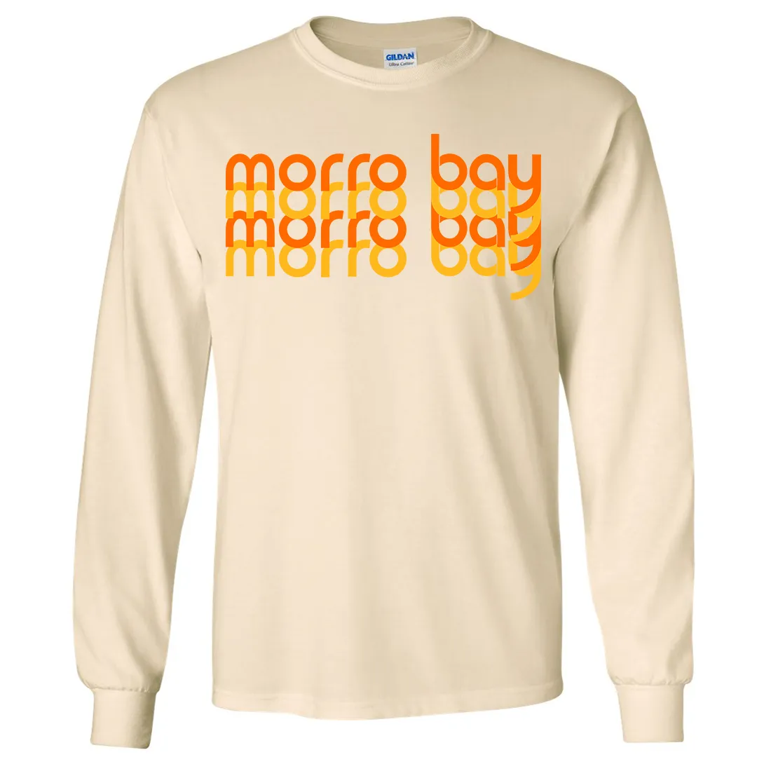 Morro Bay Sunset Stack Long Sleeve Shirt