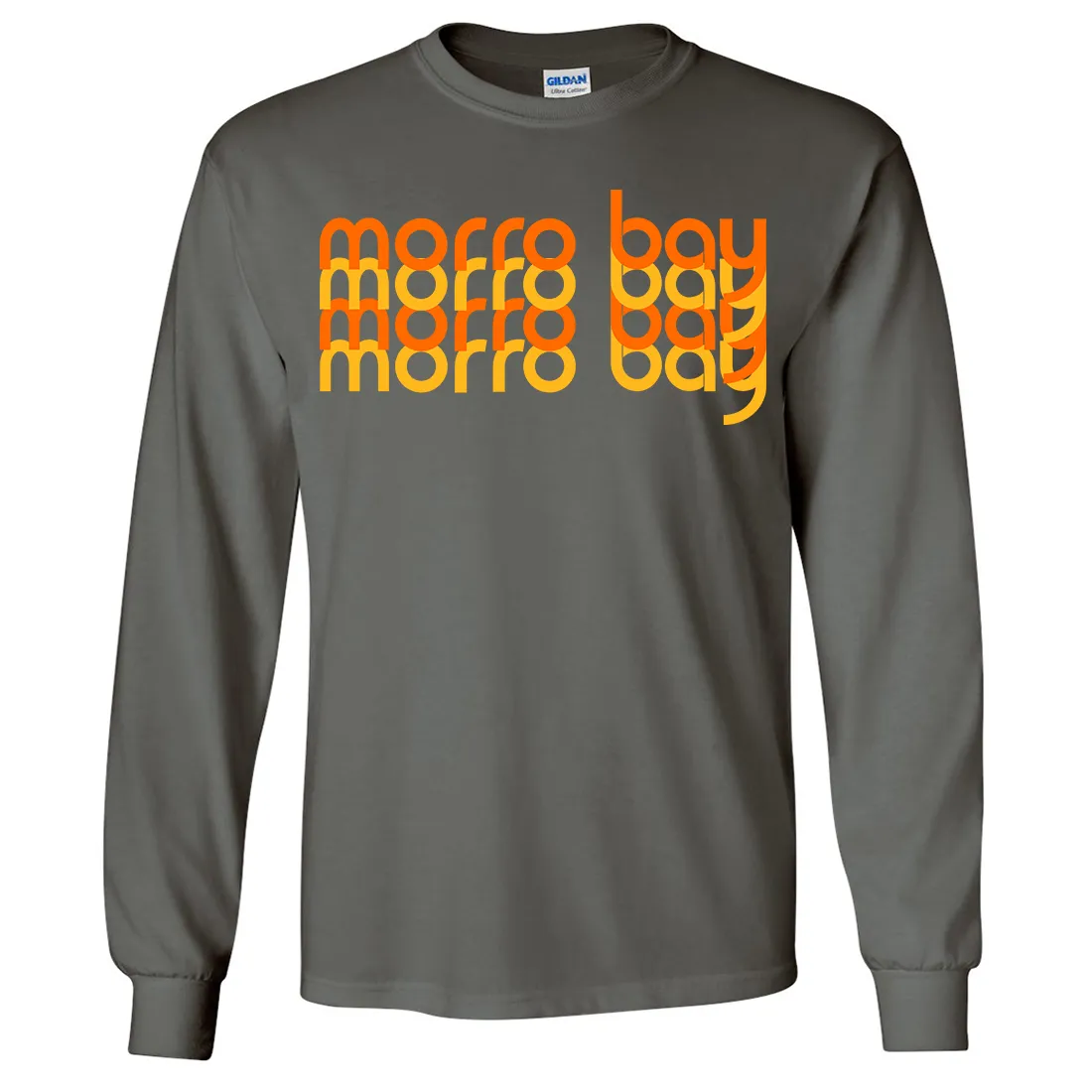 Morro Bay Sunset Stack Long Sleeve Shirt