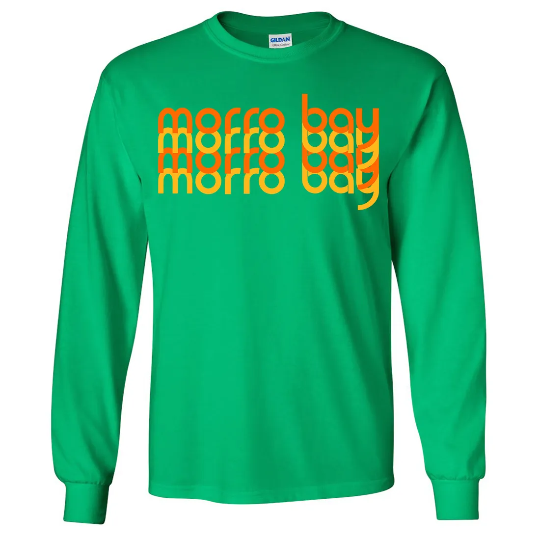 Morro Bay Sunset Stack Long Sleeve Shirt