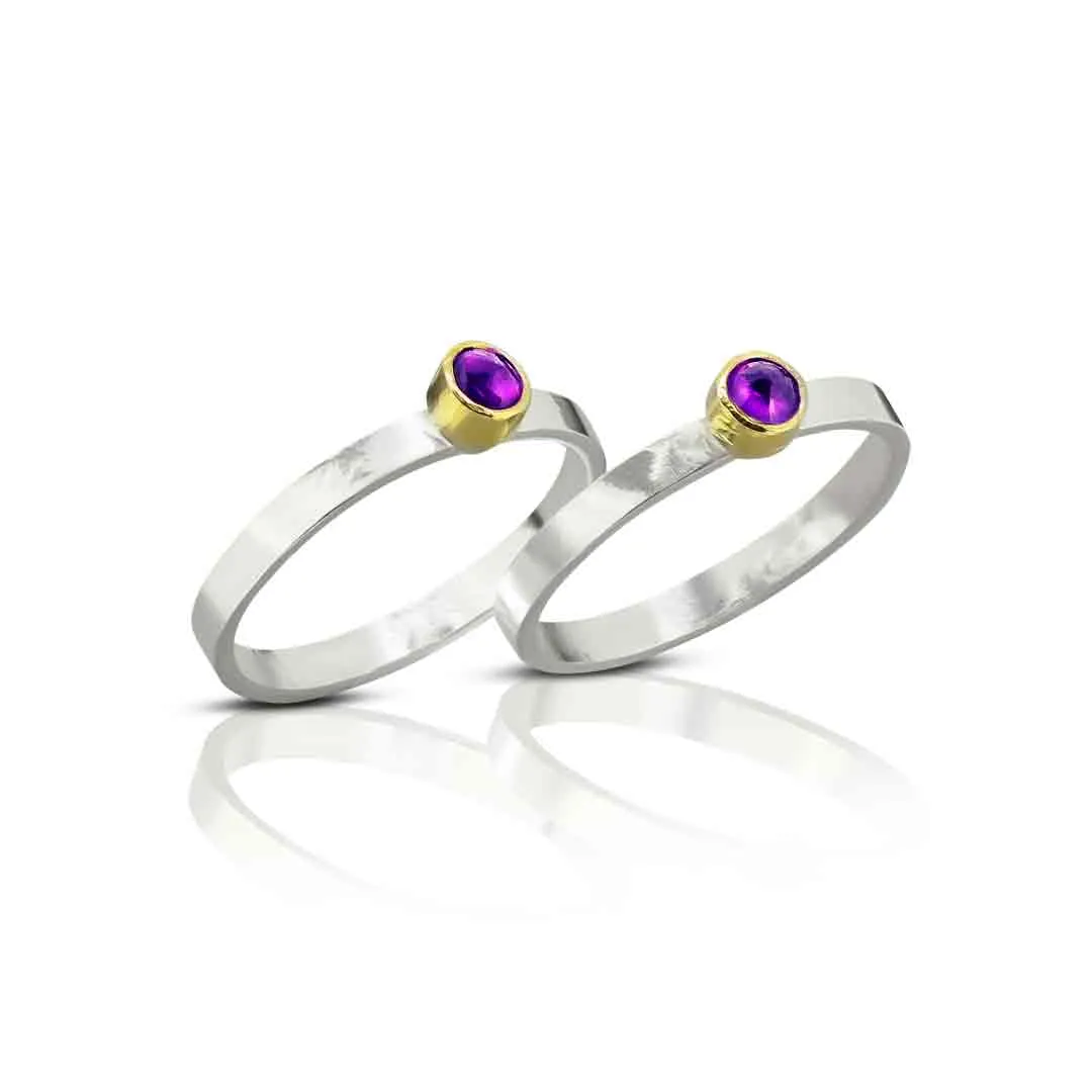 Mother Daughter Stacking Rings